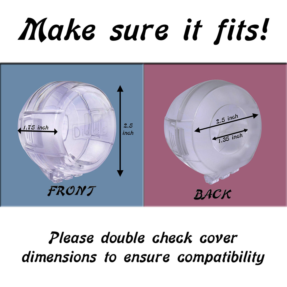No-tools required: Driddle knob covers being installed quickly.