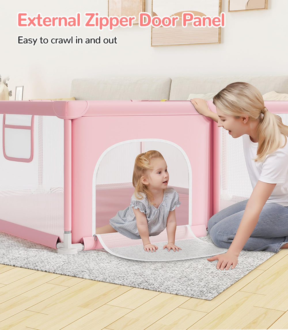 Dripex pink design offers a stylish, child-friendly indoor/outdoor play option.