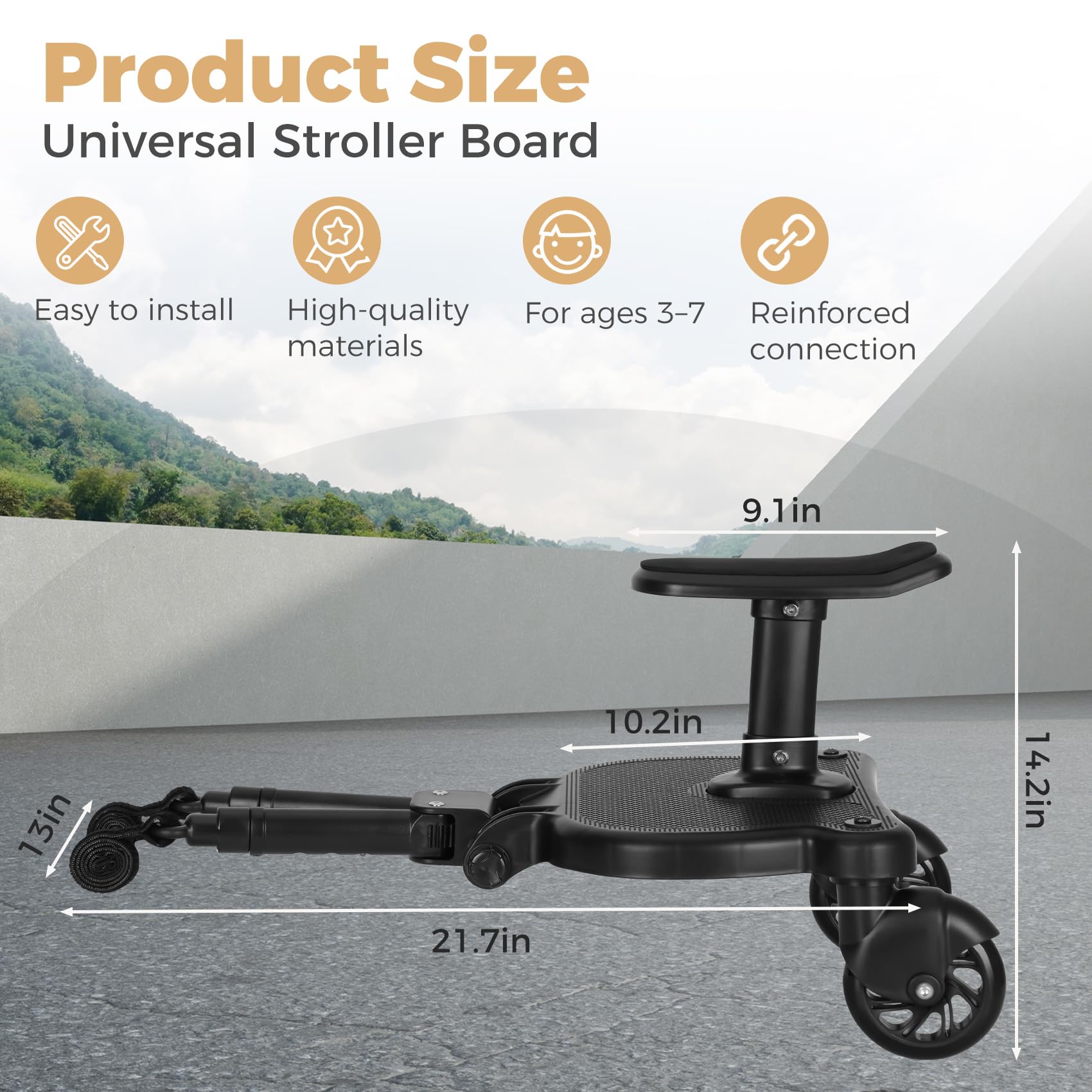 Drizzlen quick-installation guide helps secure the board in minutes