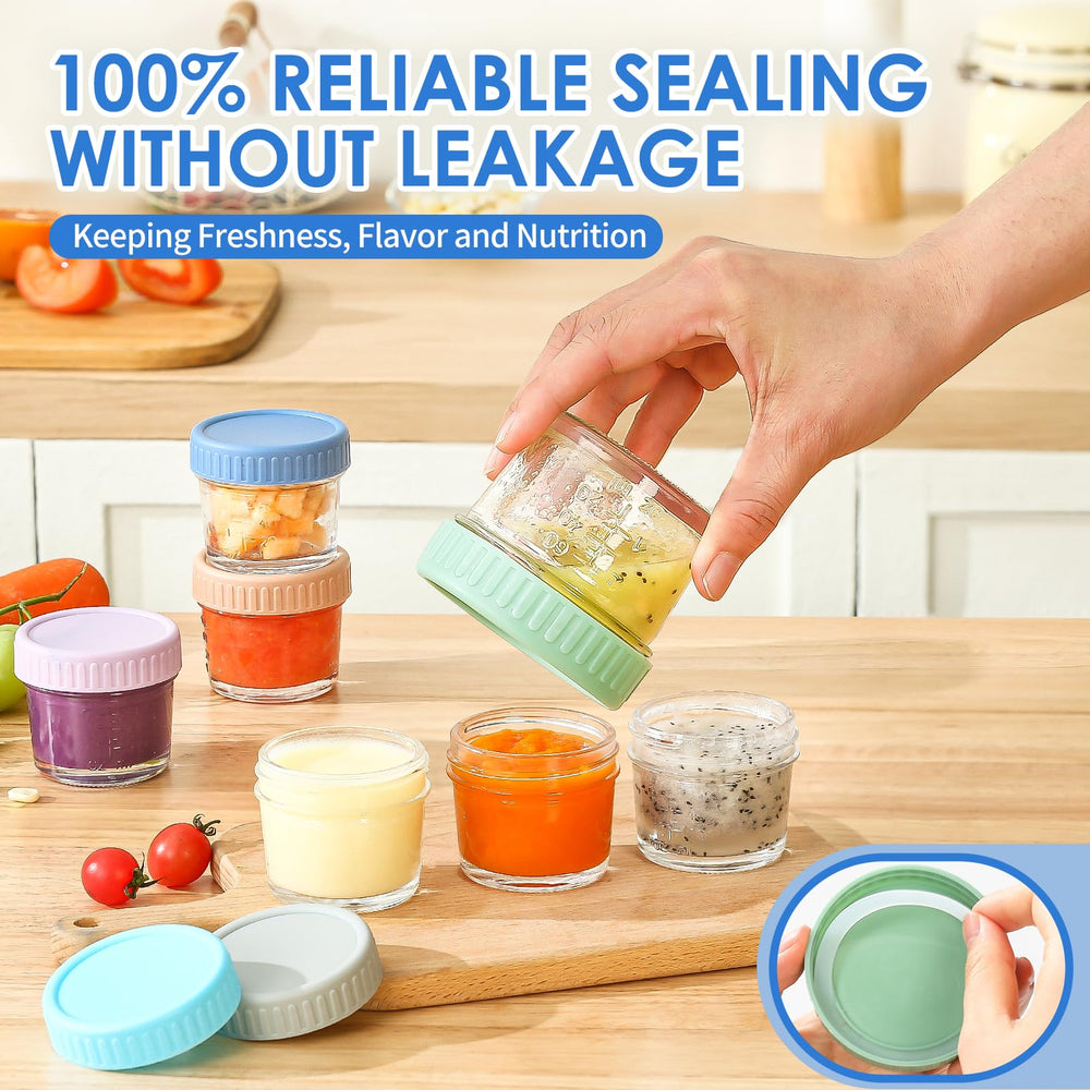 DRKIO 4 oz measurement lines aid precise portioning for feeding.