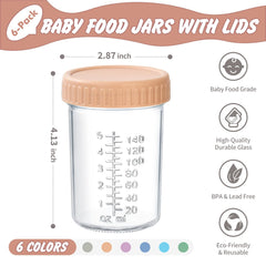 DRKIO color-coded jar lids aid meal organization and quick identification