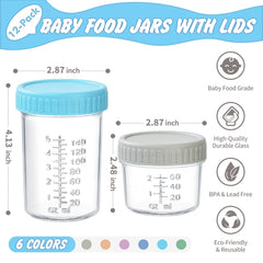 DRKIO colorful lids with silicone rings provide leak-proof storage.