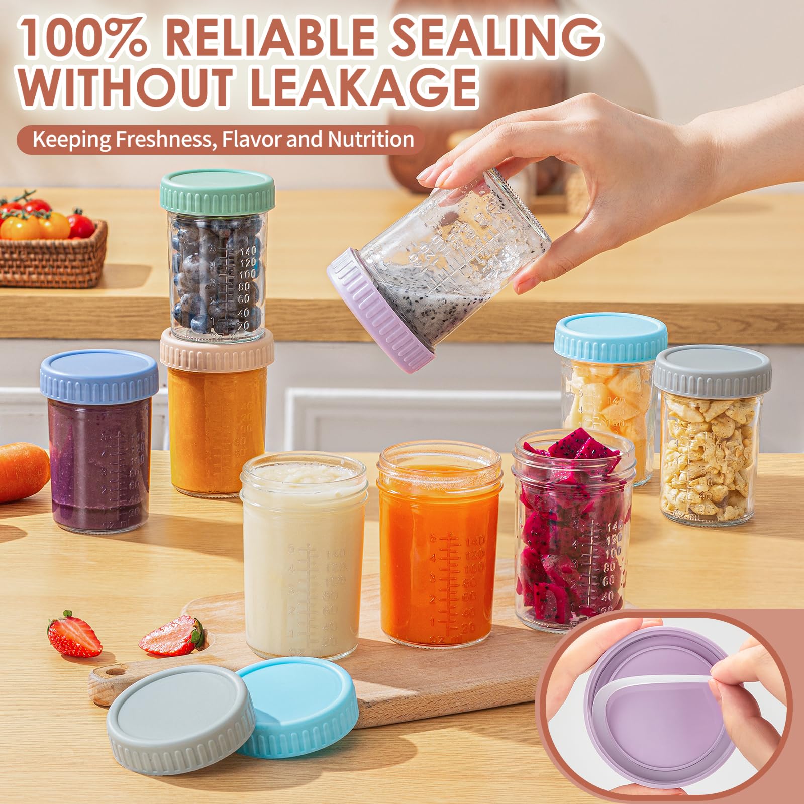 DRKIO dry erase marker for lids supports flexible date and name labeling