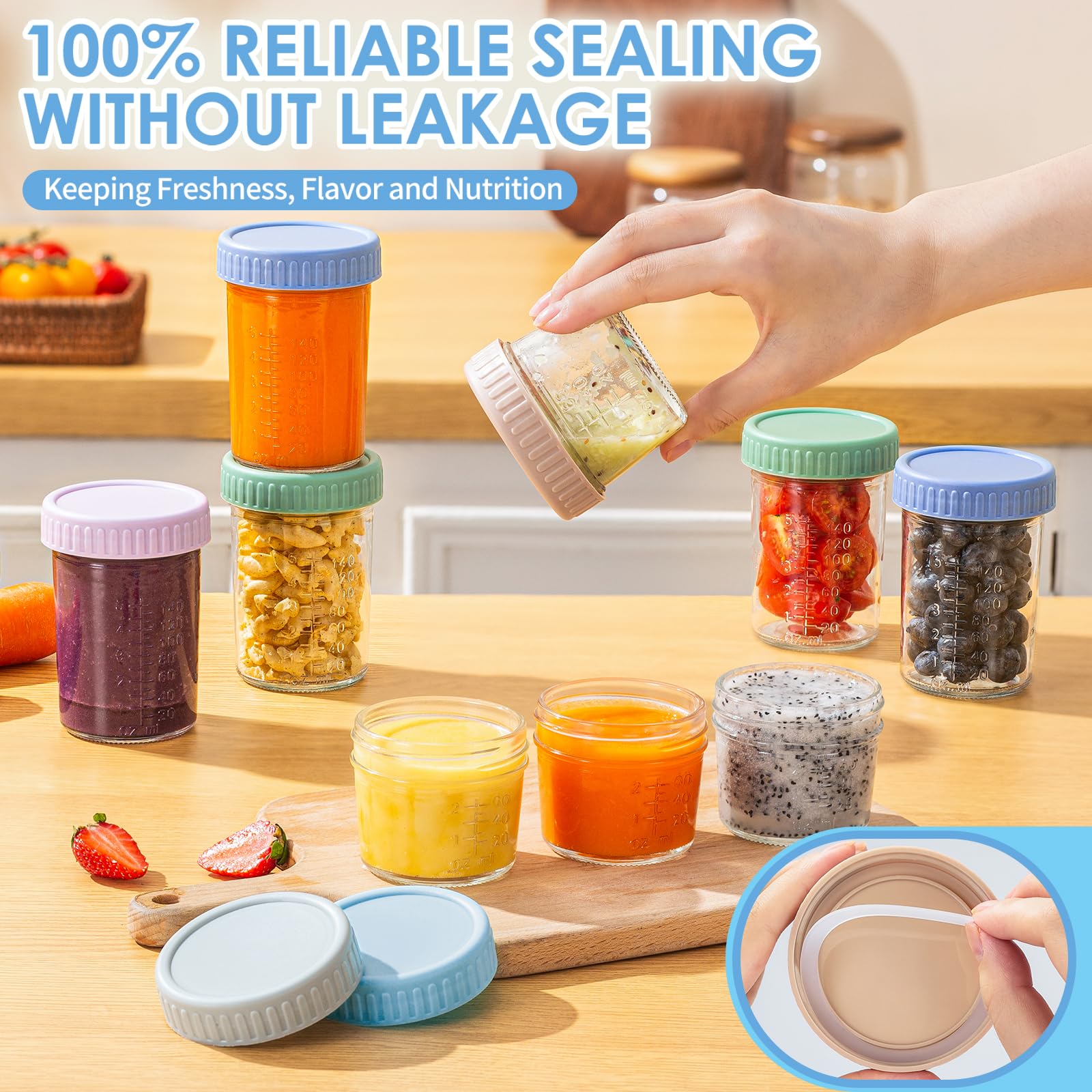 DRKIO jar includes a dry erase marker for easy labeling.