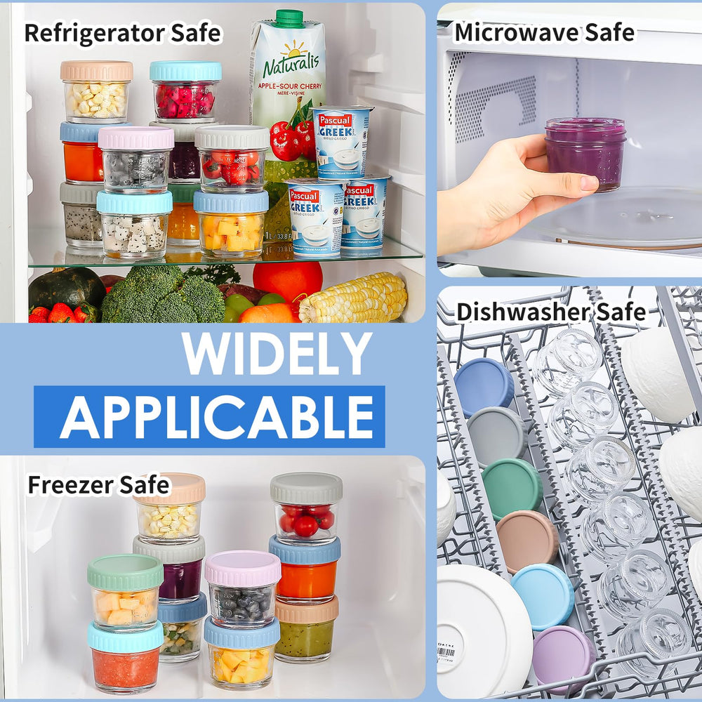 DRKIO jars are microwave, freezer, and dishwasher safe for easy prep.