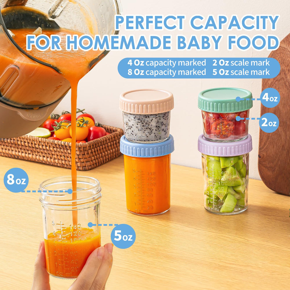 DRKIO stackable jars help maximize fridge and pantry organization.