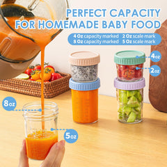 DRKIO stackable jars help maximize fridge and pantry organization.