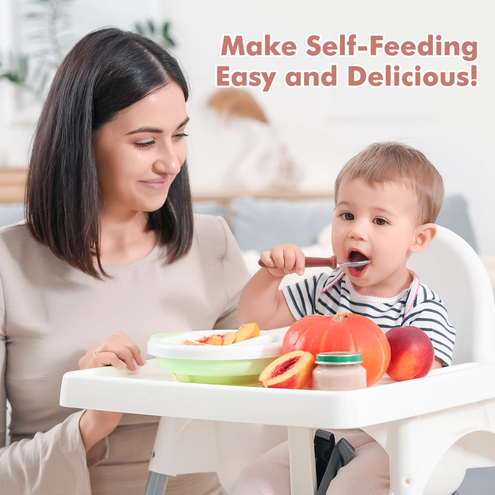 DRKIO gift-packaging for toddler spoons with cartoon theme