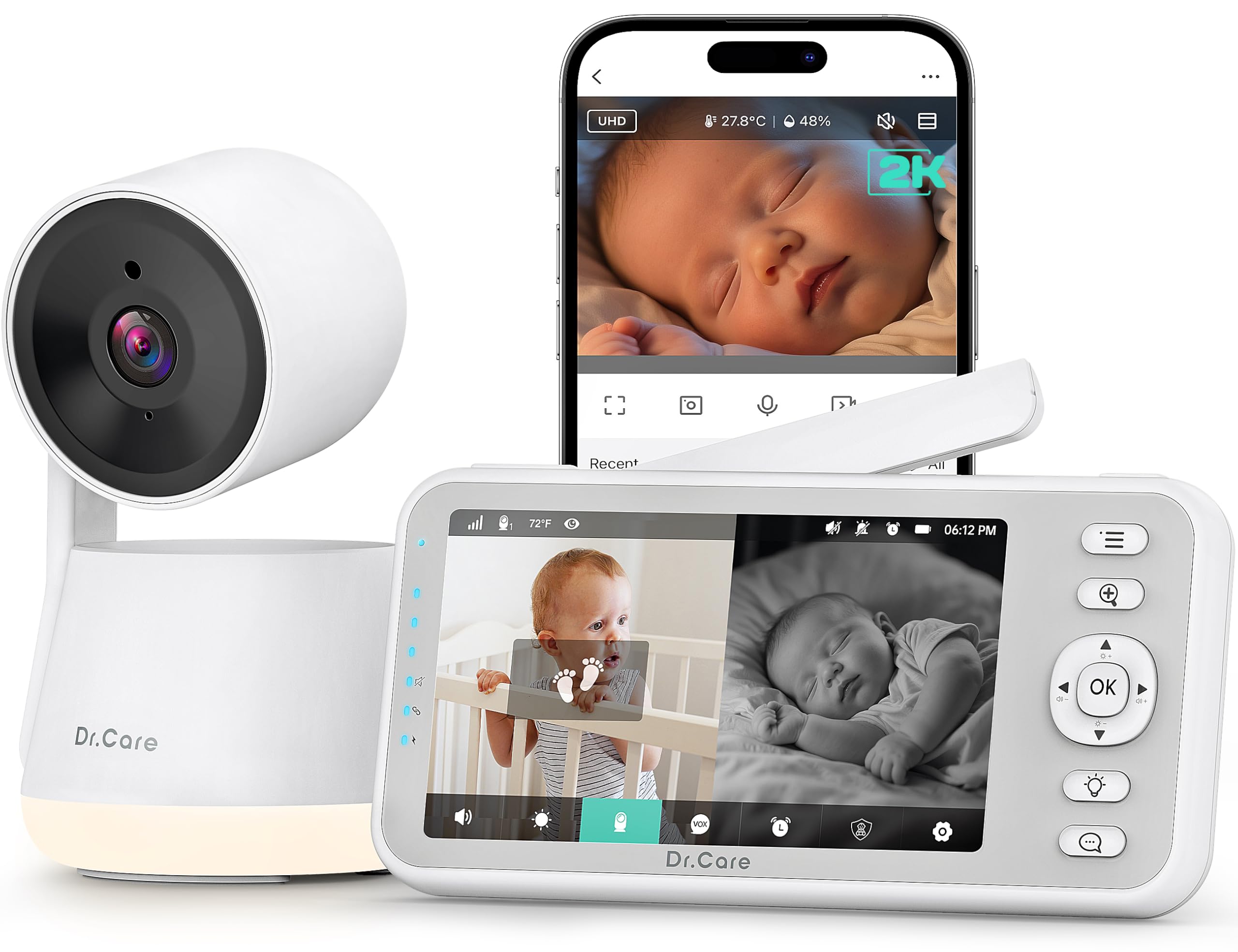 Dr.Care LumiView base station powering reliable in-room monitoring