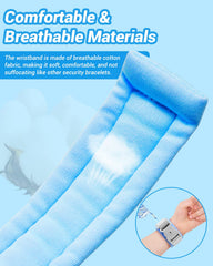 Dr.meter Kids Leash blue shows extended 8.2ft cord for safe exploration.