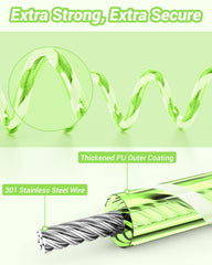Dr.meter leash reflective tape enhances nighttime visibility for safer outings.