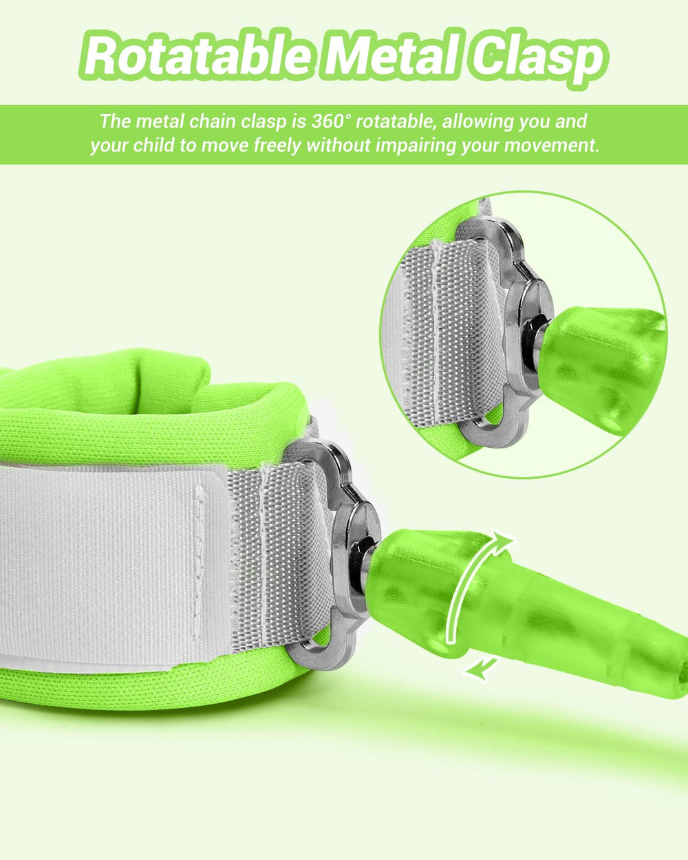 Dr.meter leash includes two keys for quick secure lock and unlock.