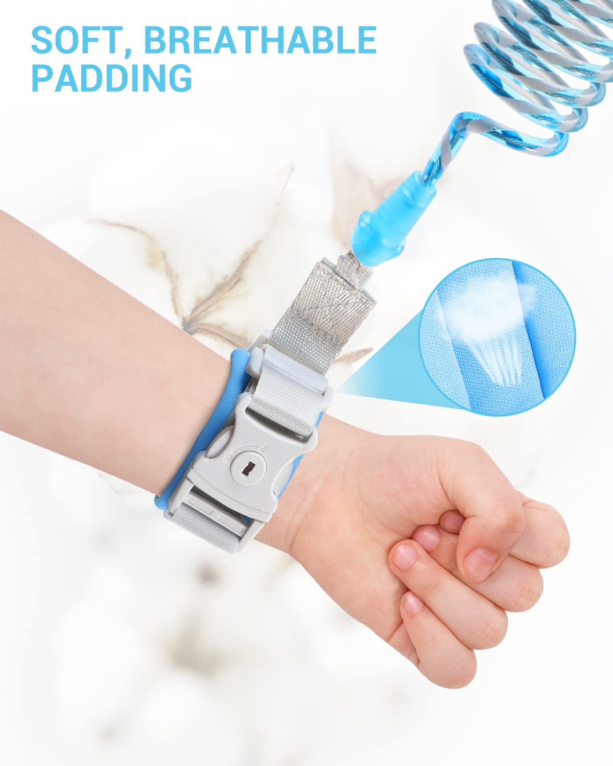 Dr.meter Reflective cord enhances nighttime visibility for safer evening strolls.