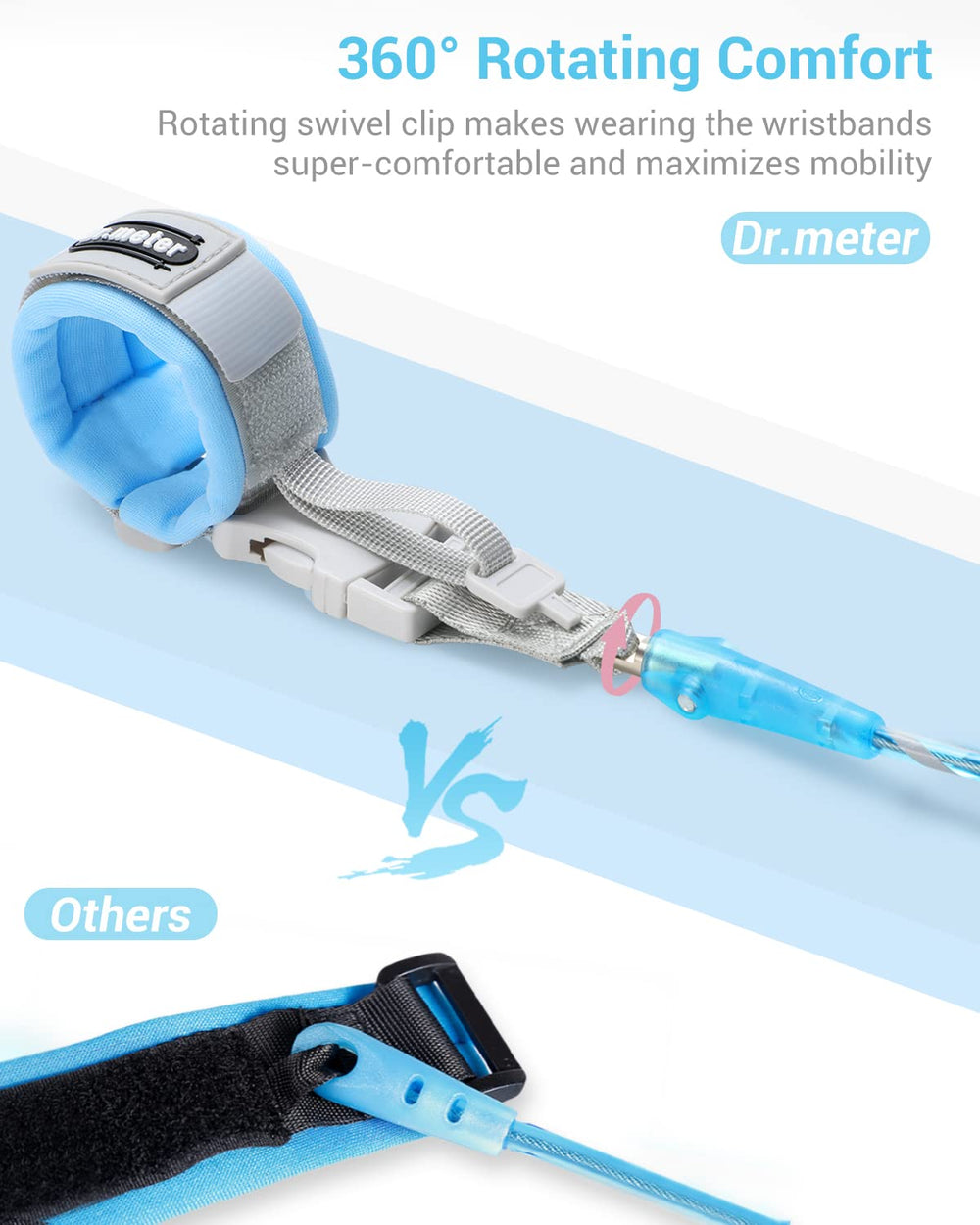 Dr.meter steel cord durability prevents breaks and reduces tripping hazards.