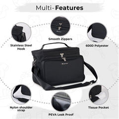 Dropereum waterproof mat inside supports temperature maintenance and easy cleanup during outings.