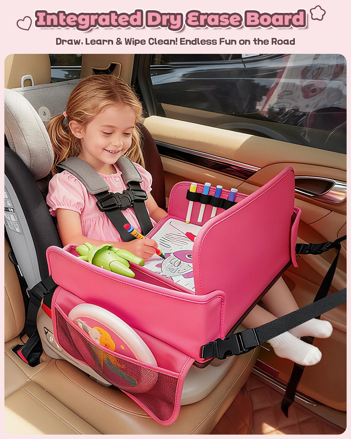 Drsvabze dedicated cup holder helps manage drinks.