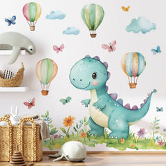DRWSSR dinosaur wall decal 2 sheets adds playful kids' room wall art.