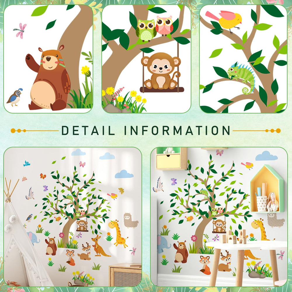 DRWSSR monkey wall decal brings cheerful energy and simple rehangs for flexible layouts.