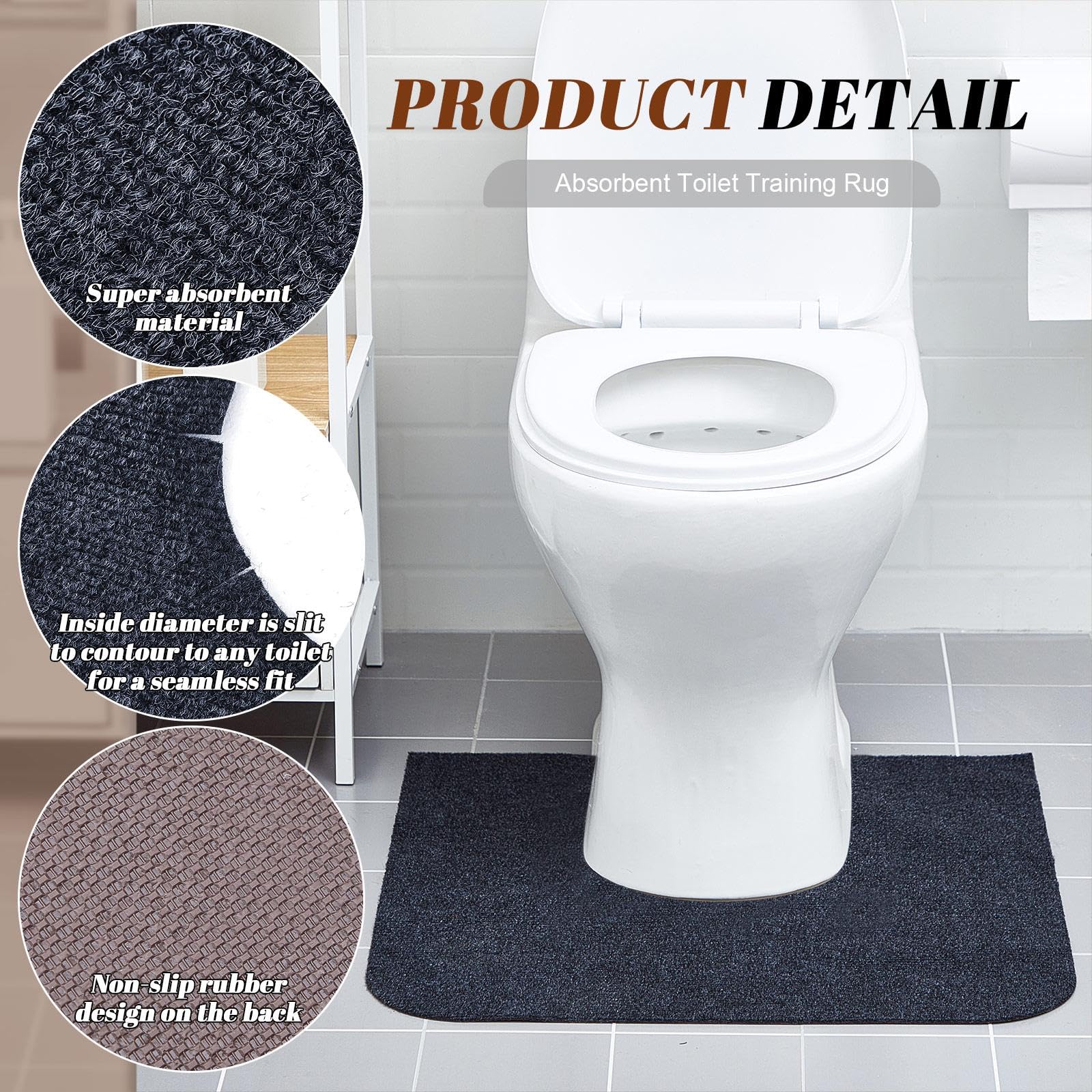Drydiet strong water absorption minimizes spills and helps maintain a tidy bathroom.