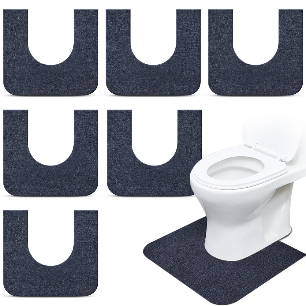 Drydiet toilet mat six-pack round urinal kit keeps bathroom floors clean.