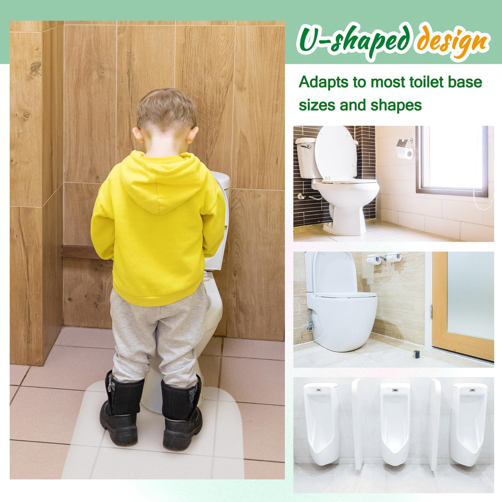 Drydiet toilet-mats-white-bathroom-decor blends with decor for a neat look and easy maintenance.