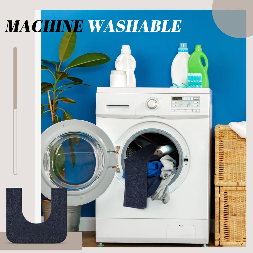 Drydiet washable toilet rug machine-cleanable for fast reuse.