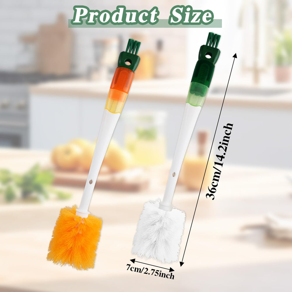 DSIOHFEI 5-in-1 cup mouth brush cleans around rims for residue-free cups.