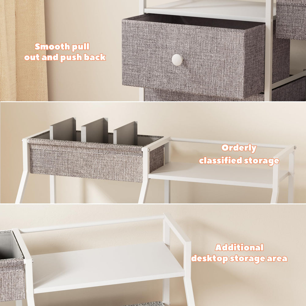 DTK Baby Diaper Caddy Cart bottle storage and toy organization at hand