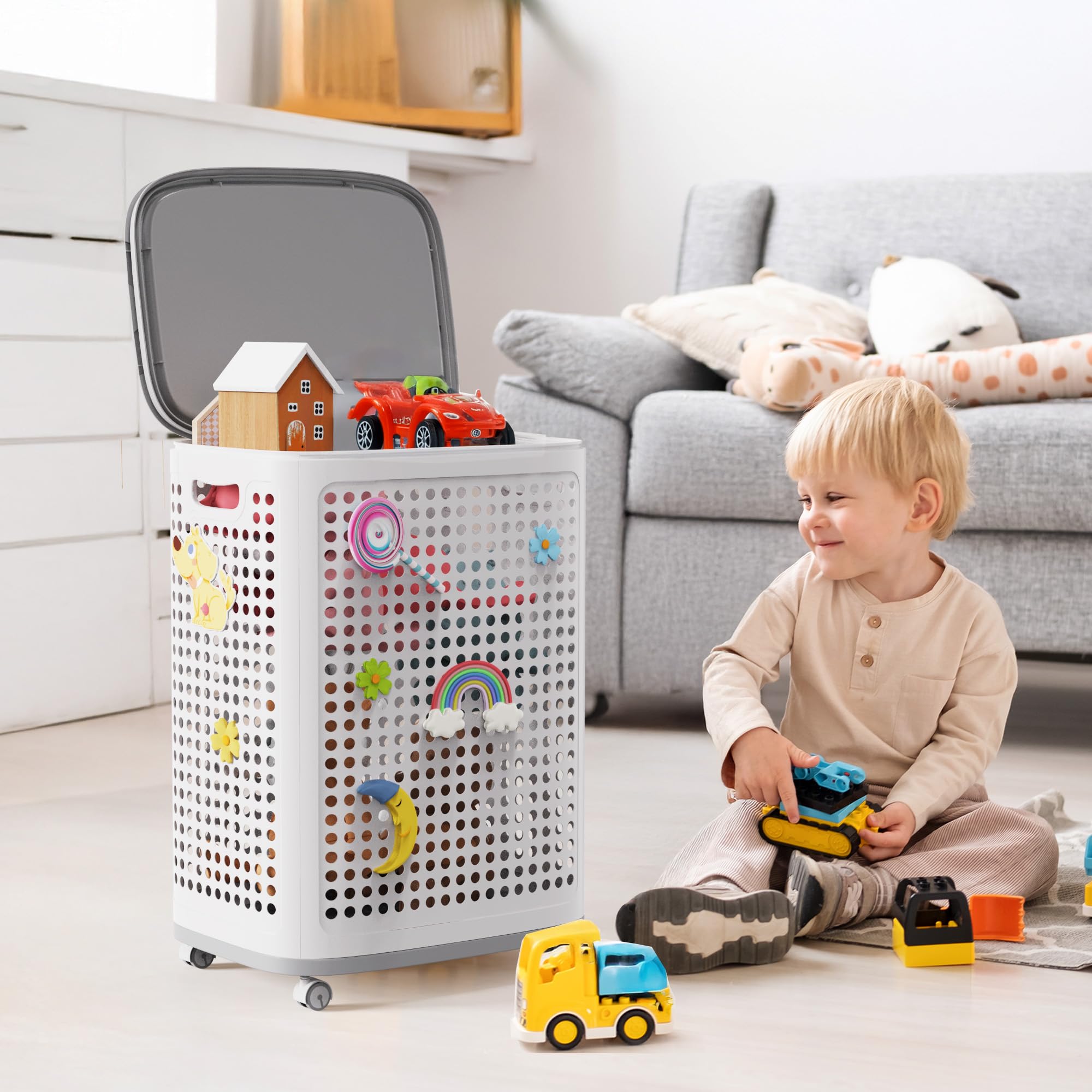 DTK toy box with safe non-toxic materials for worry-free play.