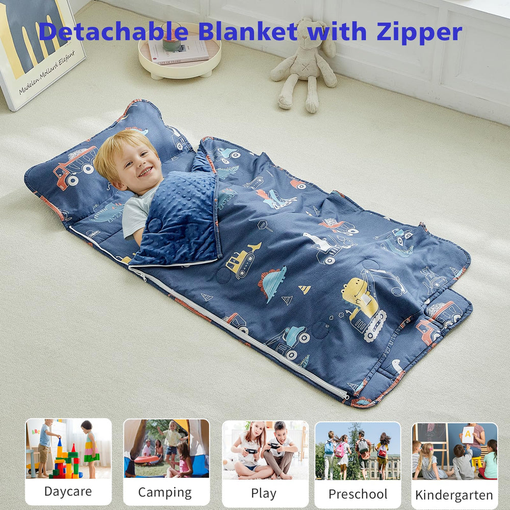 DuShow nap mat with removable pillow for quick refresh.