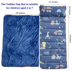 DuShow nap mat zipper detail for secure blanket attachment.