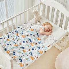 DuShow Dinosaur Blanket 30x40 size ideal for newborns and toddlers on the go.