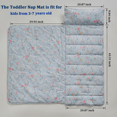 DuShow nap mat with removable pillow, flexible comfort for naps.