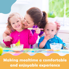 DUALFERV silicone baby spoon with soft scooping action for tender gums.