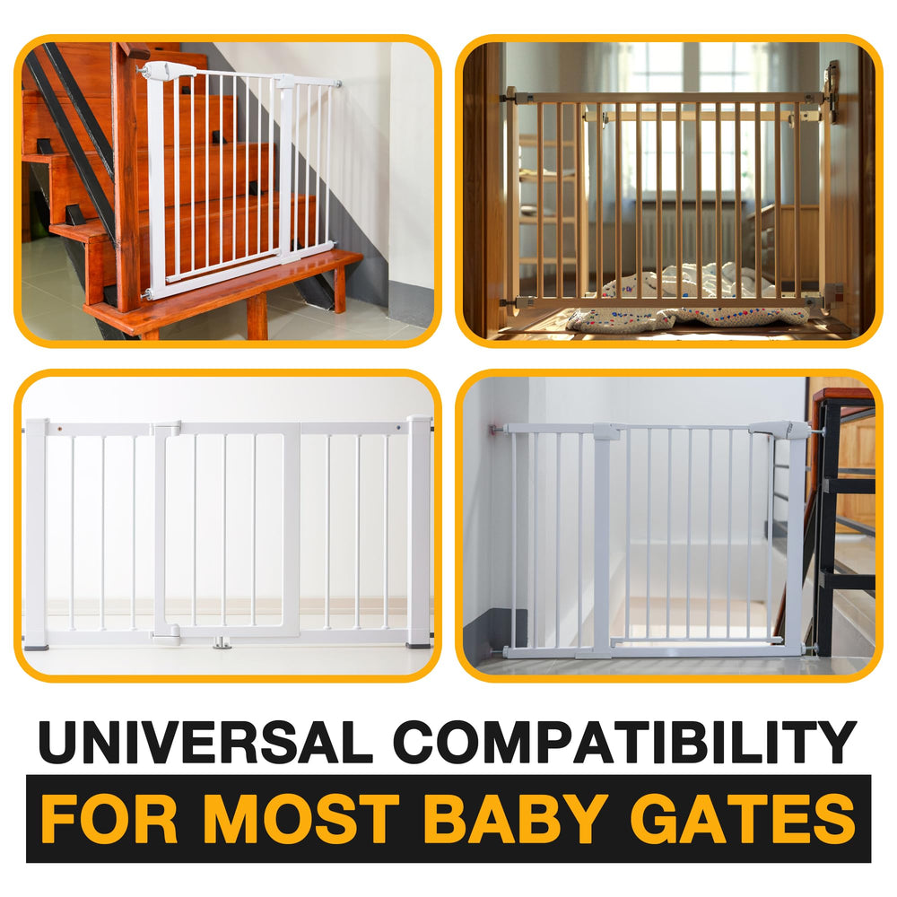 Ducki Clear wall savers wall-protectors prevent scratches during gate setup.