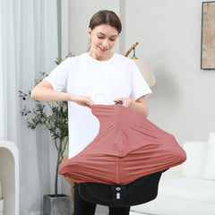 Dudeeghes breastfeeding privacy cover enables discreet nursing.