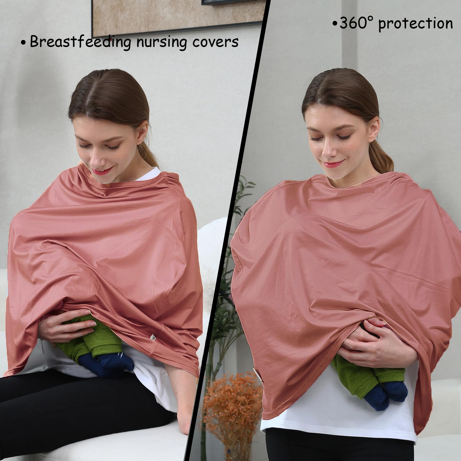 Dudeeghes multipurpose car-seat cover for nursing, stroller, and shopping carts.