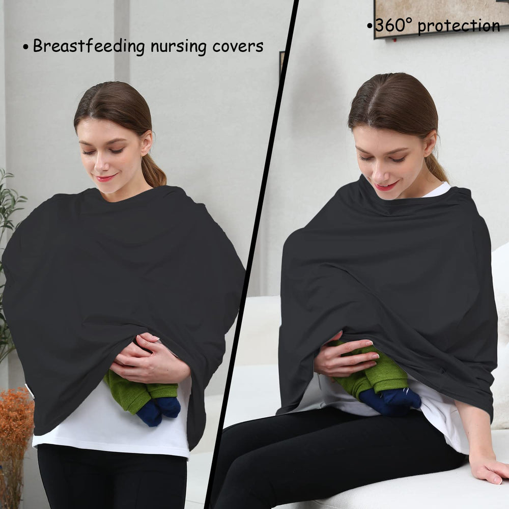 Dudeeghes carseat cover with high chair and shopping cart use demonstrates versatile protection.