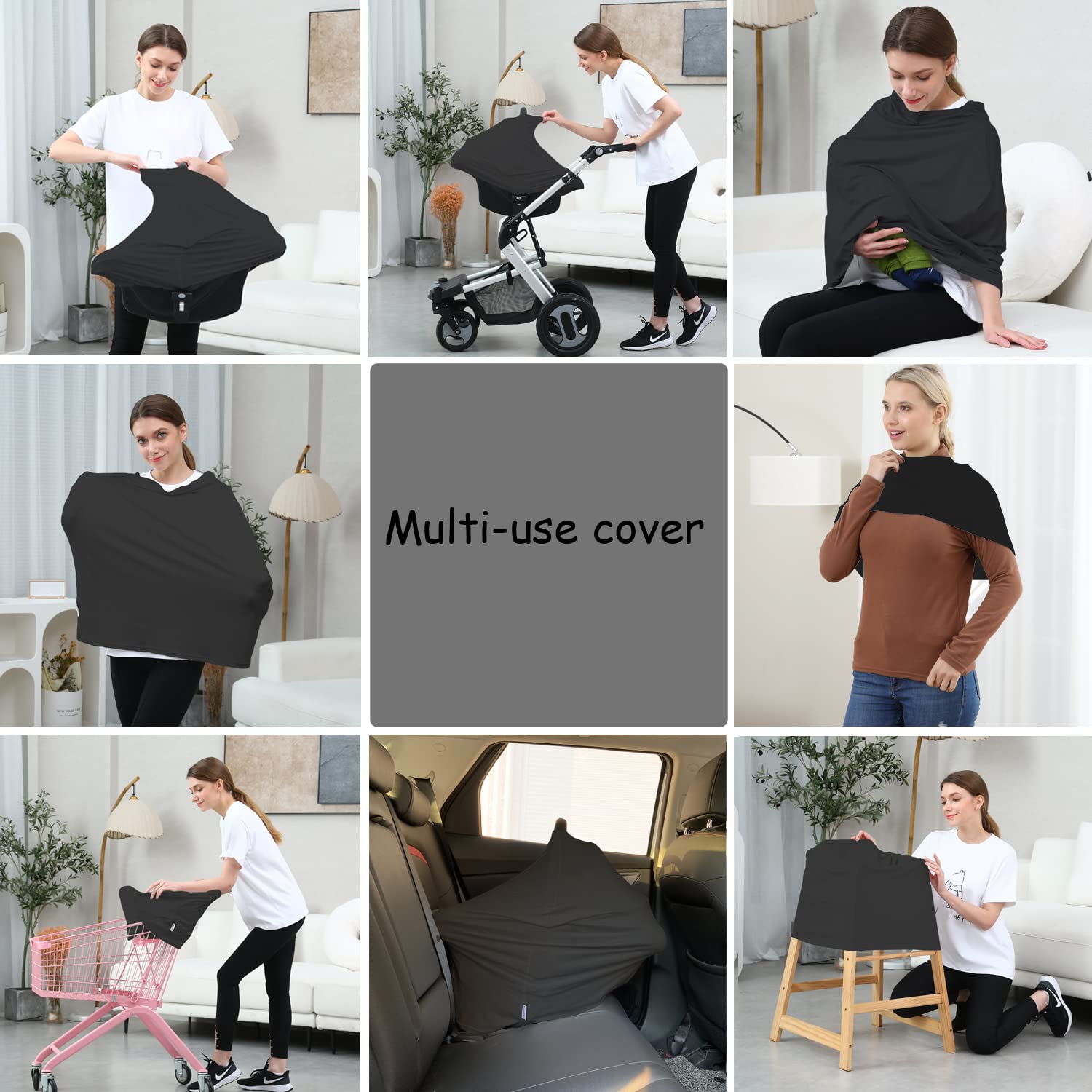 Dudeeghes carseat cover sun-shield close-up highlights airflow through top opening.