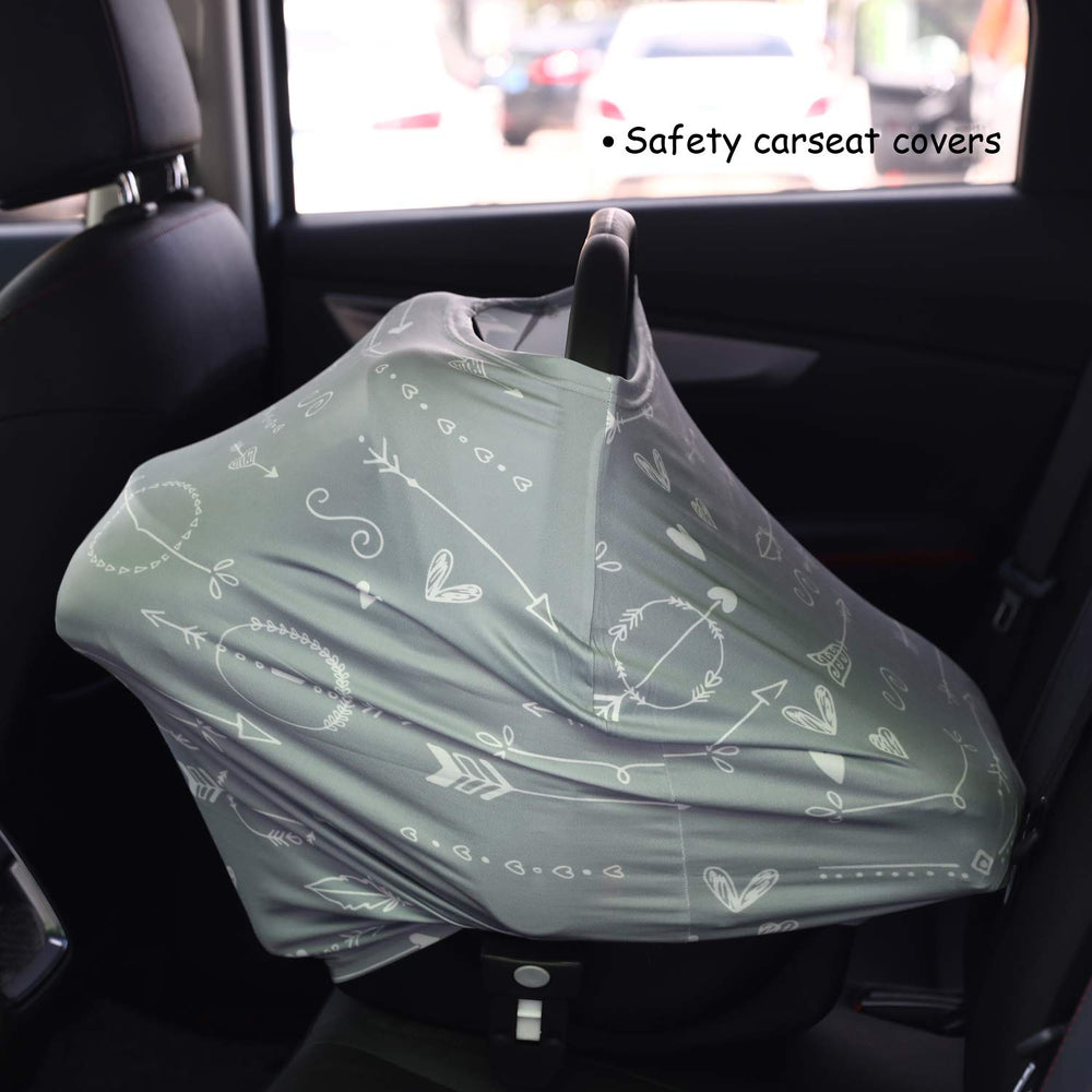Dudeeghes grey arrows cover makes a practical gift for moms.