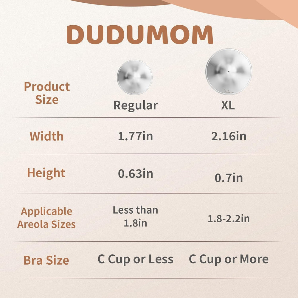 Dudumom material close-up reveals nickel-free hypoallergenic silver for sensitive skin.