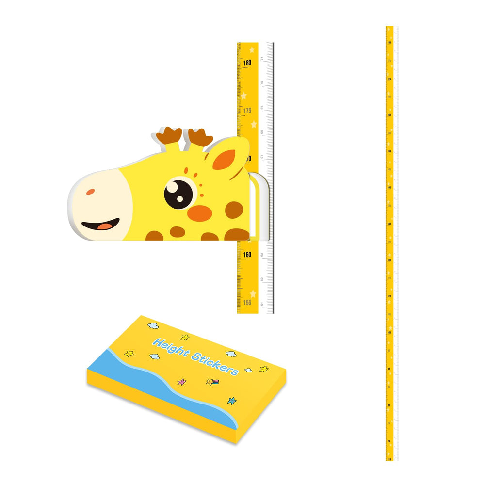 Duduwanzis kids growth chart giraffe ruler tracks height milestones.