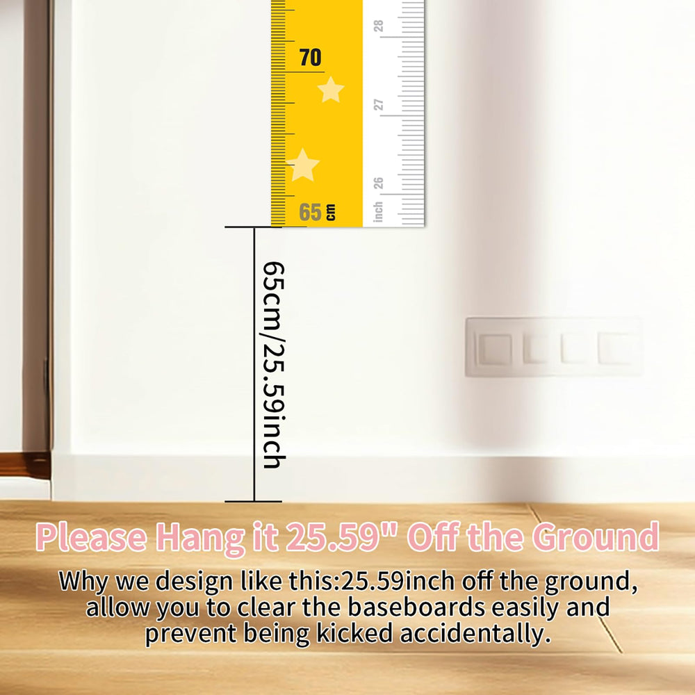 Duduwanzis wall decals are easy to install and move as kids grow.