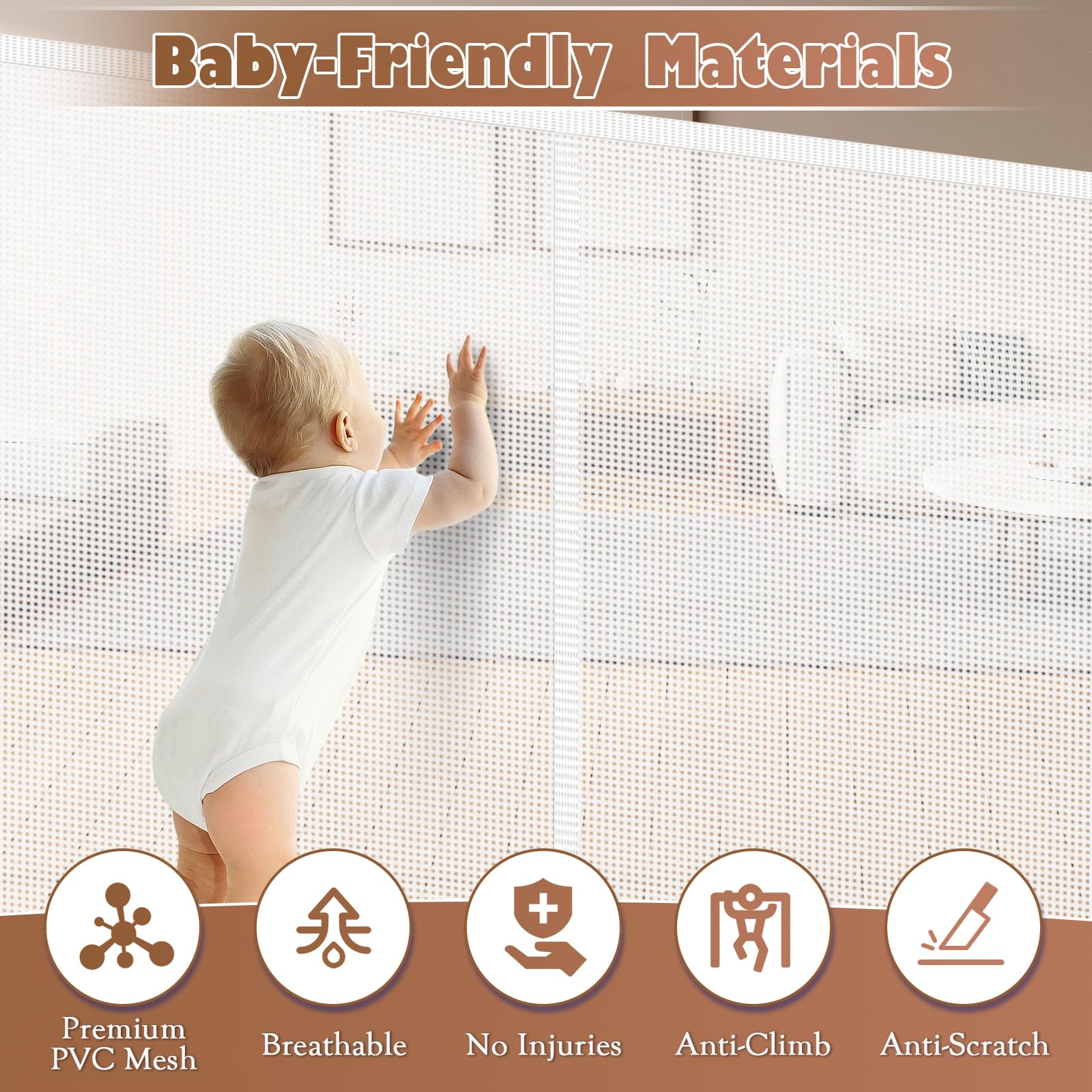 duedelala no-threshold design minimizes tripping on any floor.