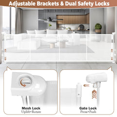 Dueelala gate used on outdoor deck highlighting indoor-outdoor versatility.