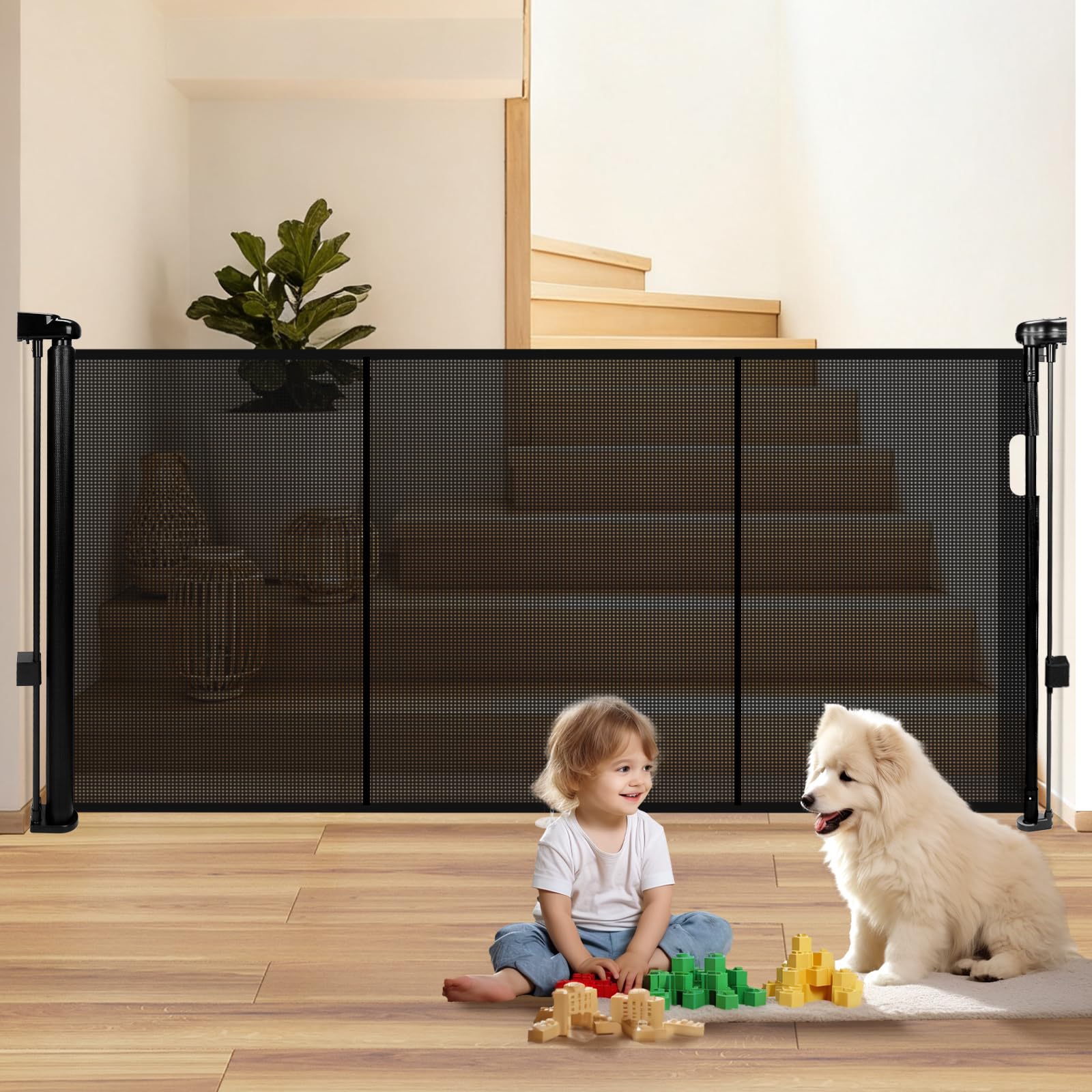 Dueelala scratch-resistant mesh provides long-lasting family-friendly use