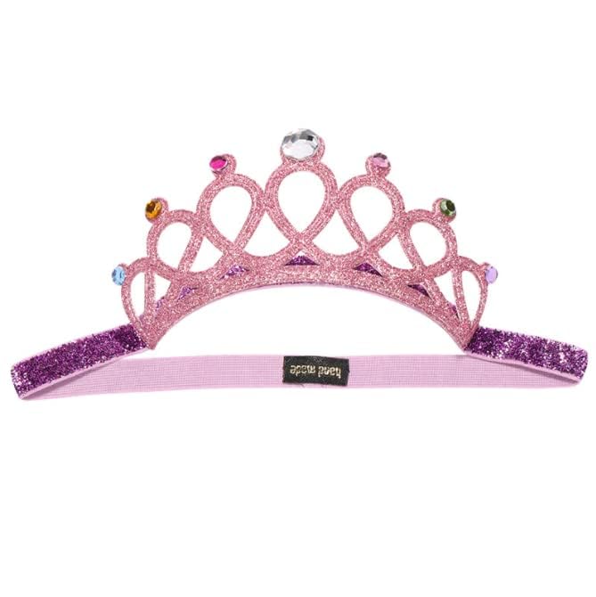 Duehut HLLMX crown headband paired with baby outfits for birthday or photography