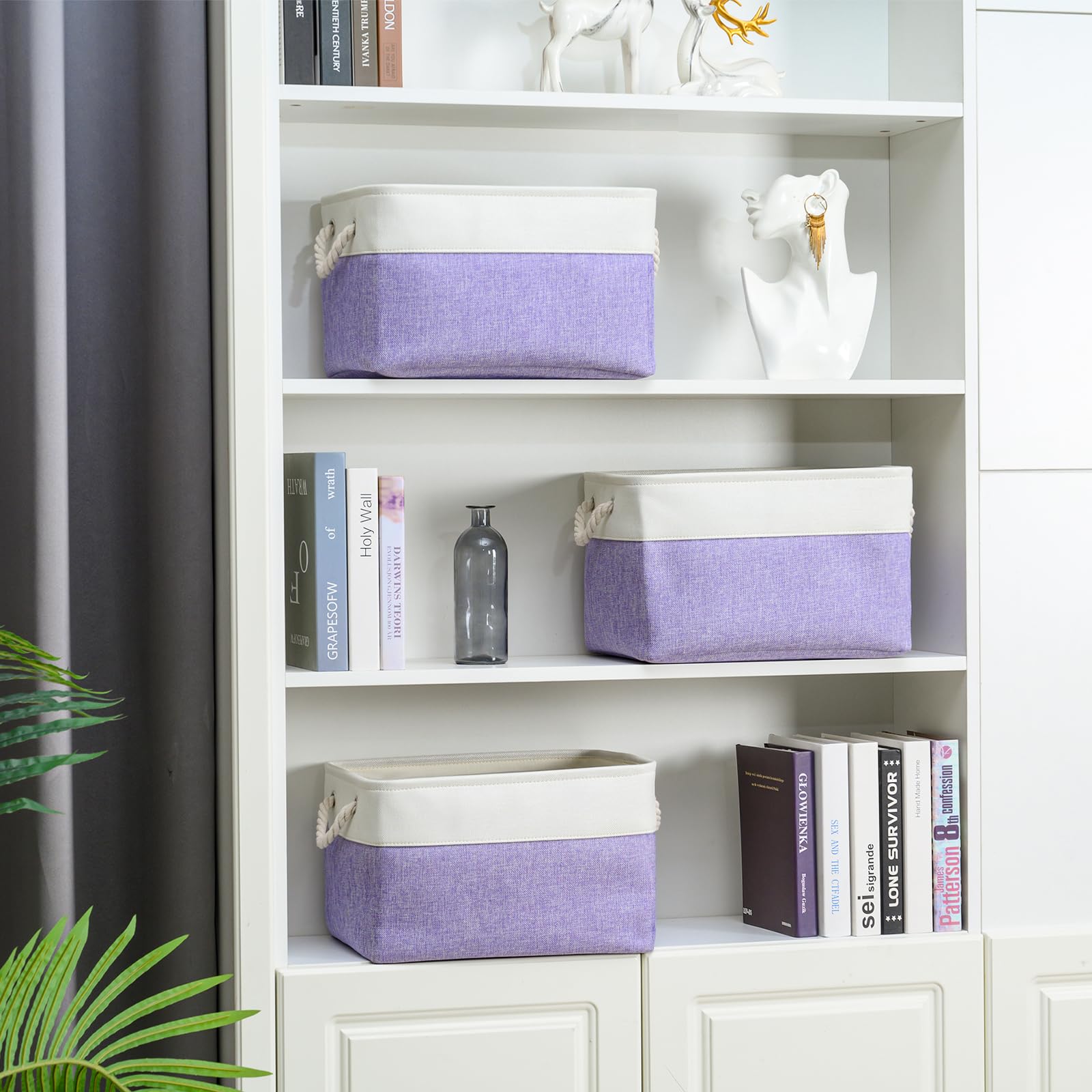 DUHEL storage bins keep living spaces tidy and clutter-free.