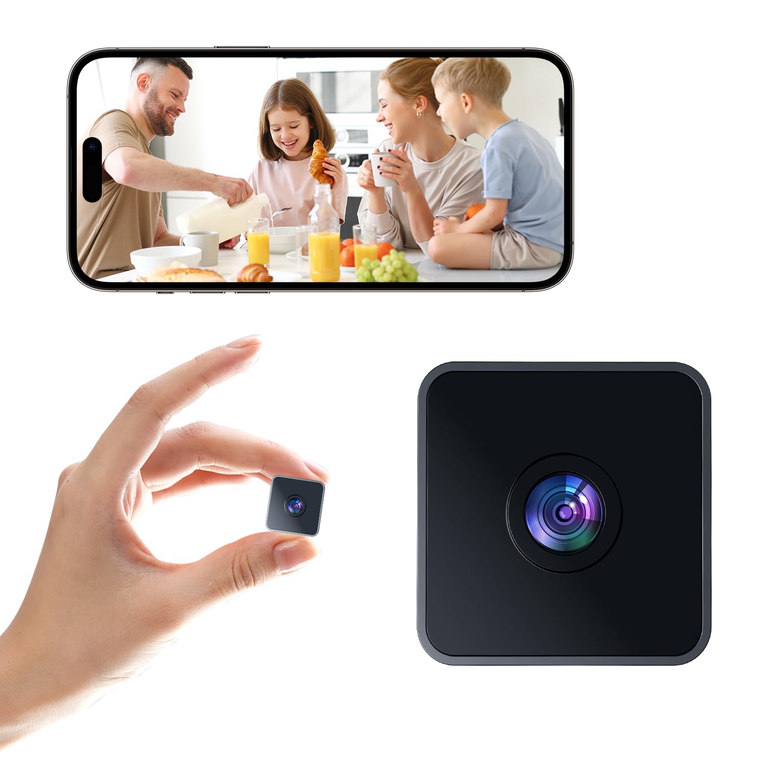 DUHPLL 2K hidden camera lens delivers crisp indoor surveillance for discreet monitoring.