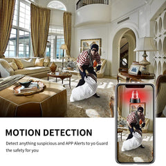 DUHPLL wide-angle surveillance captures broader room views with reduced blind spots.